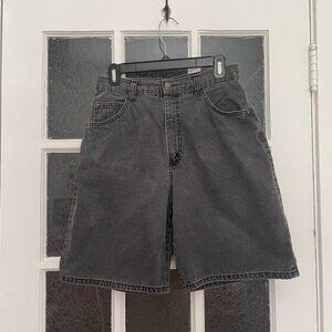 Vintage denim shorts - washed grey / size 8